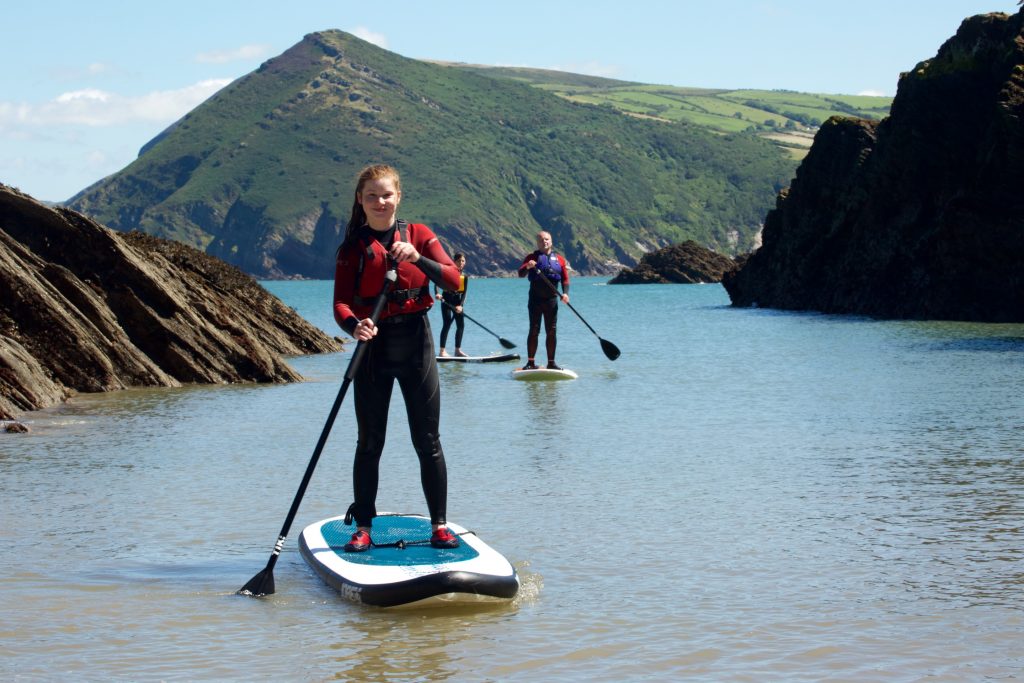 paddle boarding wales