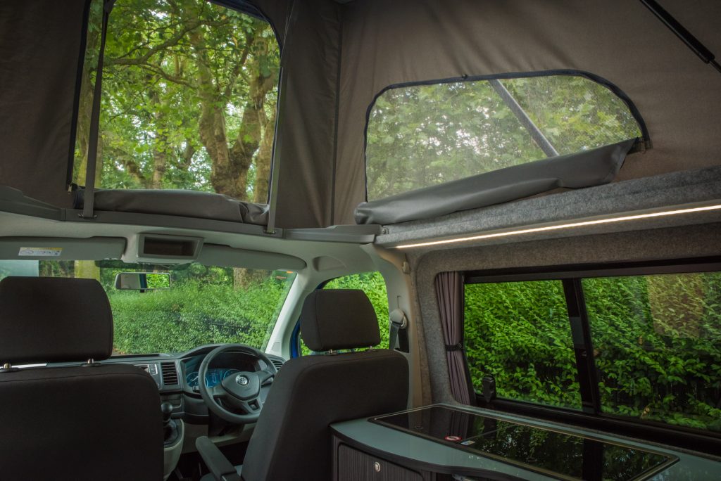 Why pop top roofs are popular on a campervan