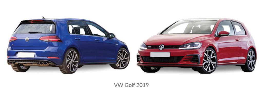 VW-Golf 2019 car model