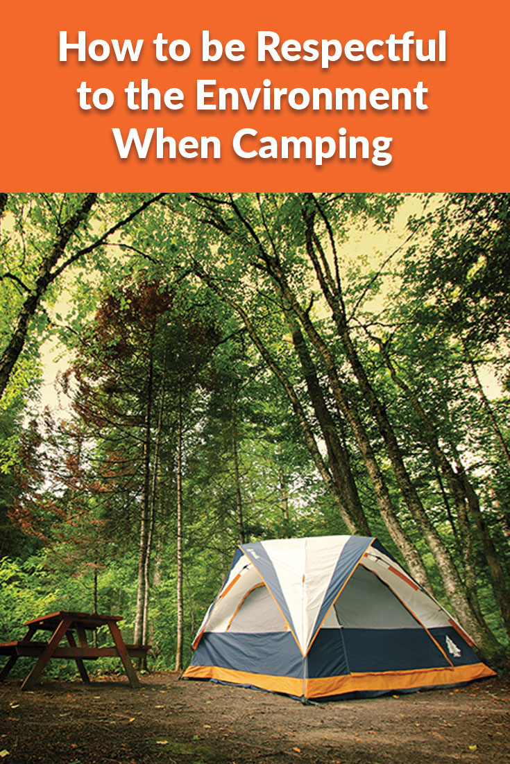 Respecting the environment when camping blog header