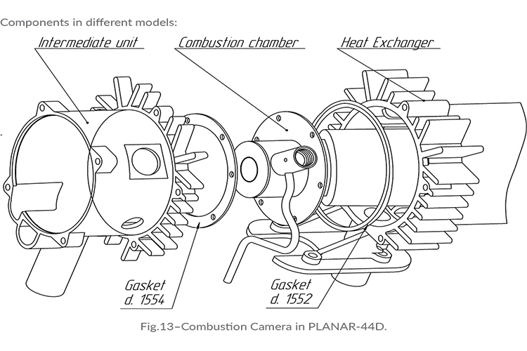 Planar Removal and Replacement of Combustion Chamber