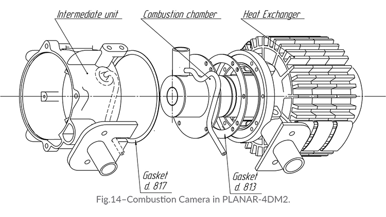 Planar Removal and Replacement of Combustion Chamber