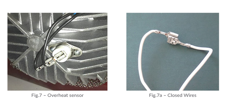 Planar Removal and Replacement of Overheat Sensor..