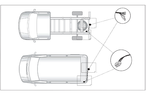 Renault Master towing preparations towing plug
