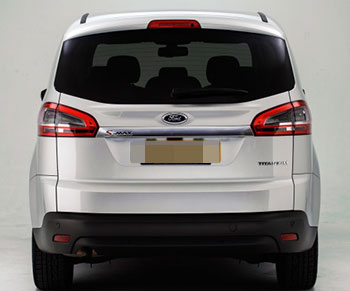 Ford S-Max 2013 facelift model rear end