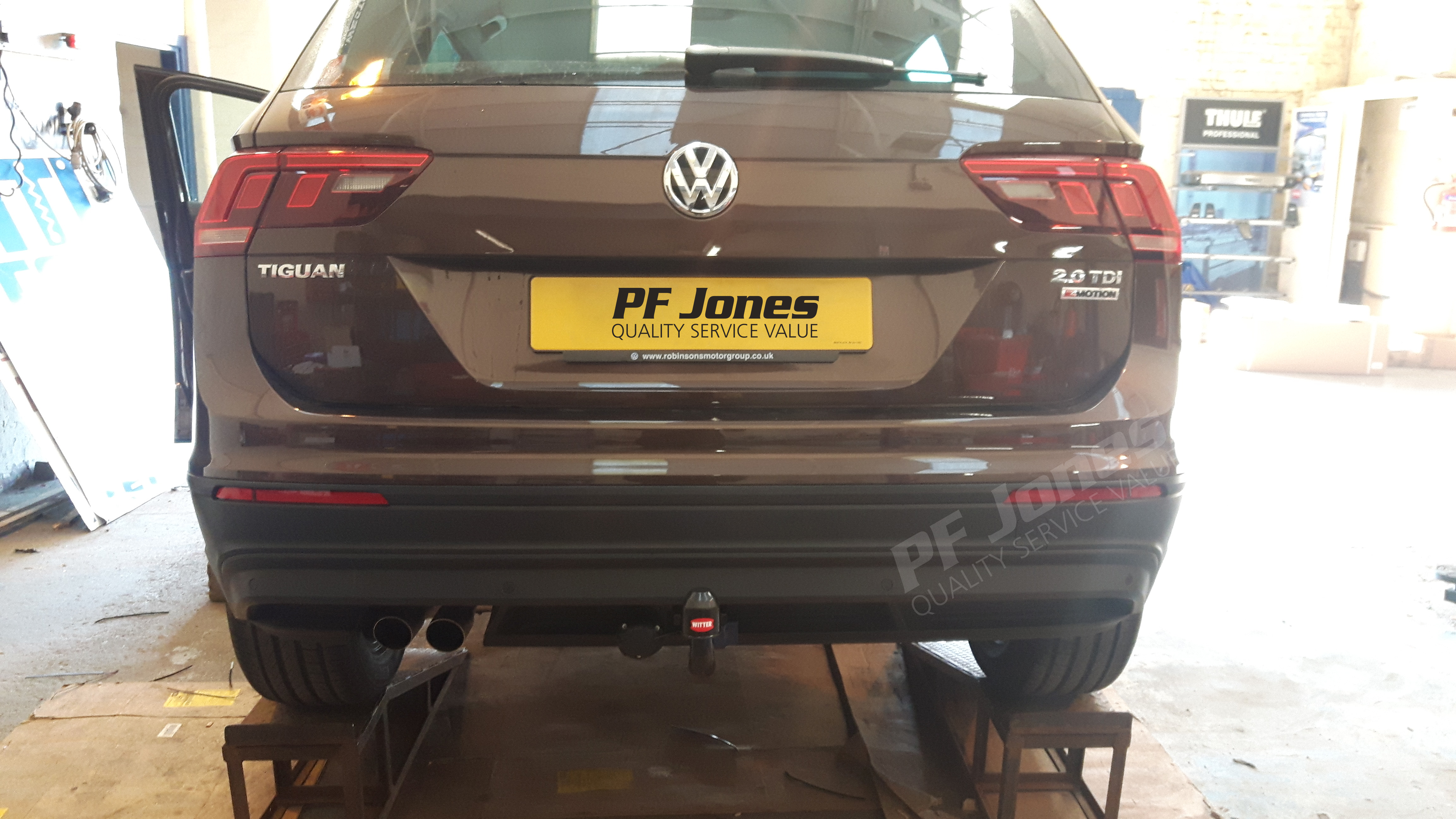 Volkswagen Tiguan Atv Suv 2016 Onwards Witter Detachable Tow Bar