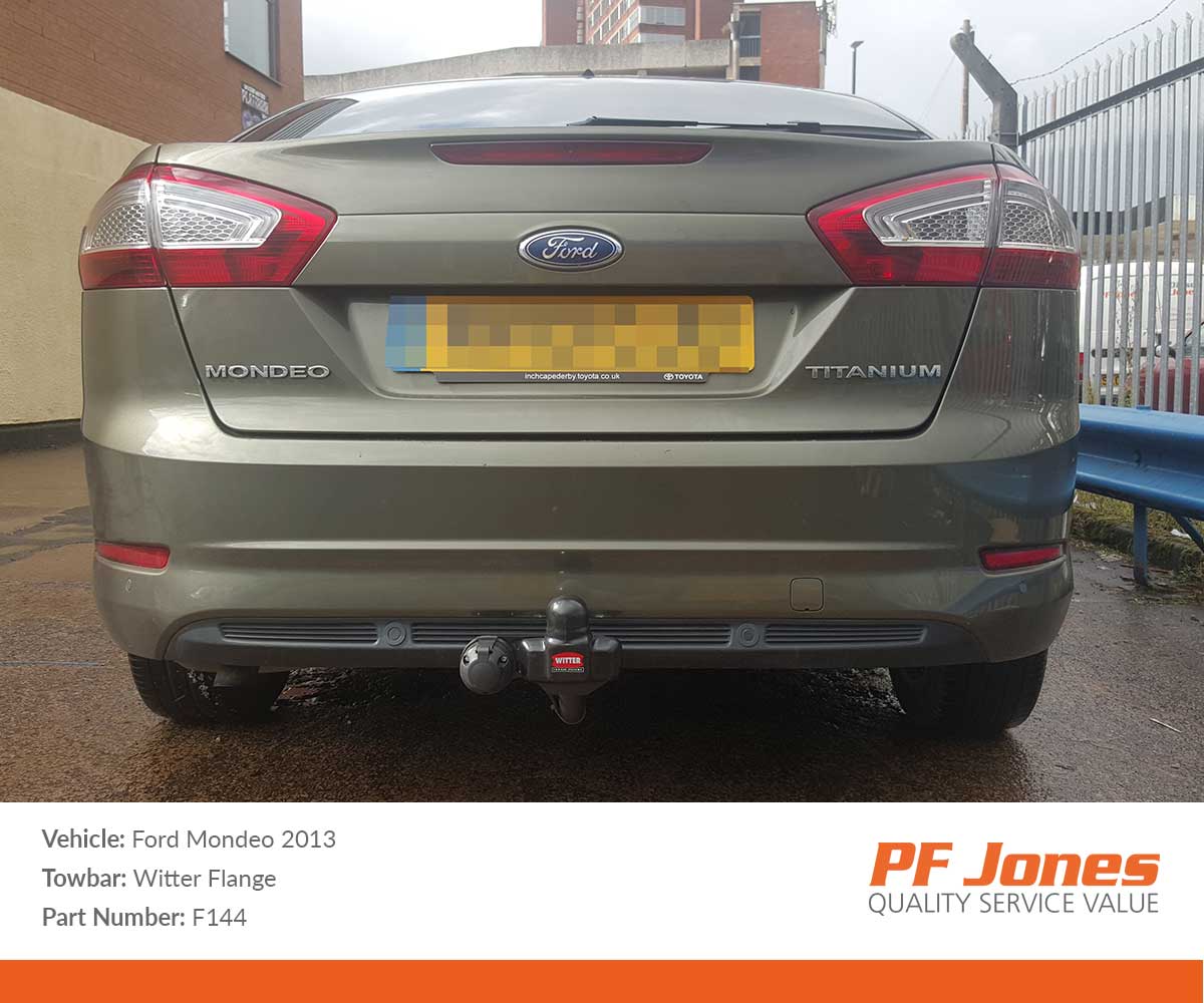 Ford Mondeo Hatchback 2007 2015 Witter Flange Towbar