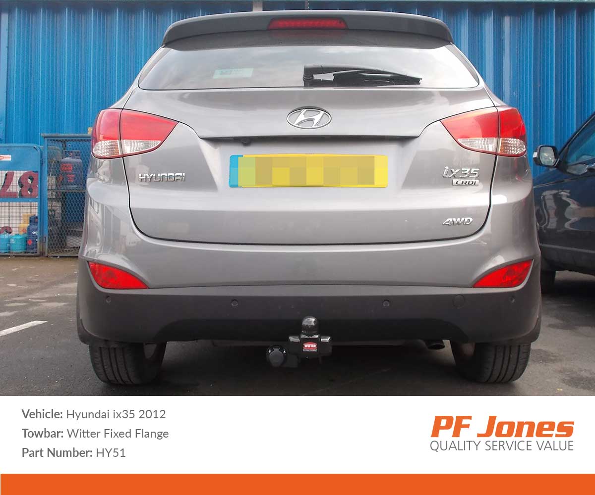 Hyundai IX35 Mar 2010-2015 Witter Flange Towbar Hyundai IX35 Mar 2010-2015 Witter Flange Towbar