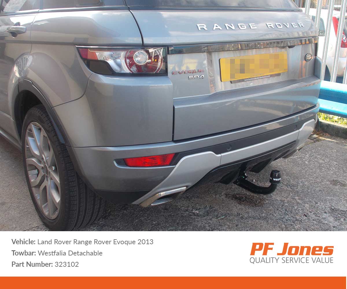 Land Rover Range Rover Evoque 2011 Onwards Westfalia