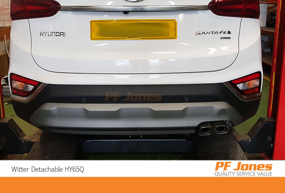 Hyundai Santa Fe ATV/SUV MK3 2016 Onwards Witter Detachable Towbar
