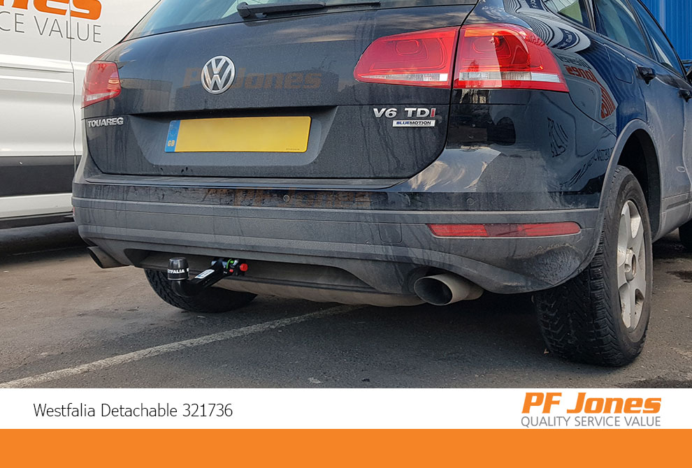 Vw touareg factory fitted towbar deals