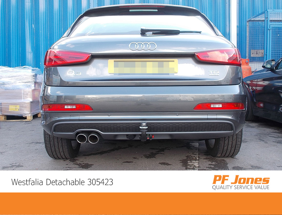 Audi Q3 2011 2018 Westfalia Detachable Towbar