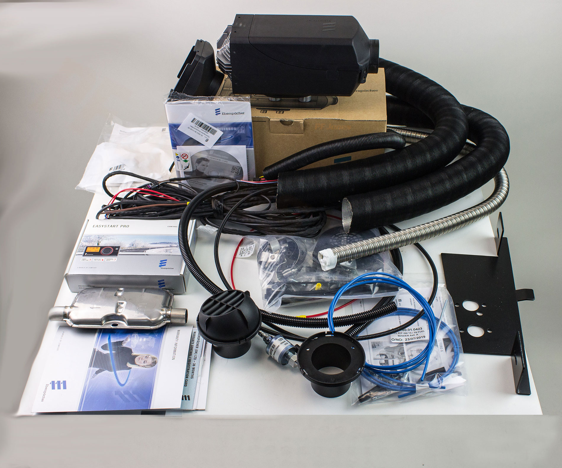 Eberspacher Airtronic D2L Volkswagen T5 / T6 External Mount Kit Pro Timer  292112000058