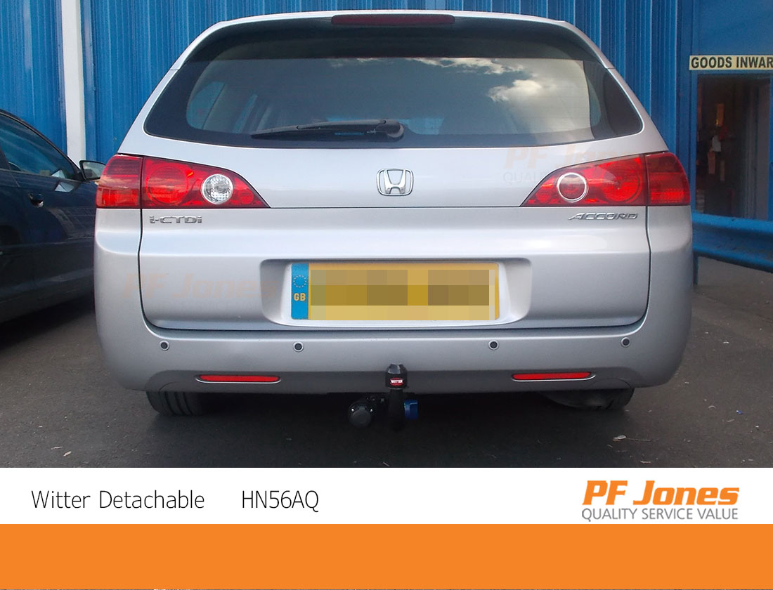 MK8 for Honda Accord Saloon/Estate 1/2008- Two Hole Upgradable Fixed Flange Towbar 