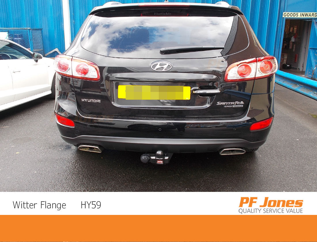 Hyundai Santa Fe 20062013 Witter Flange tow bar