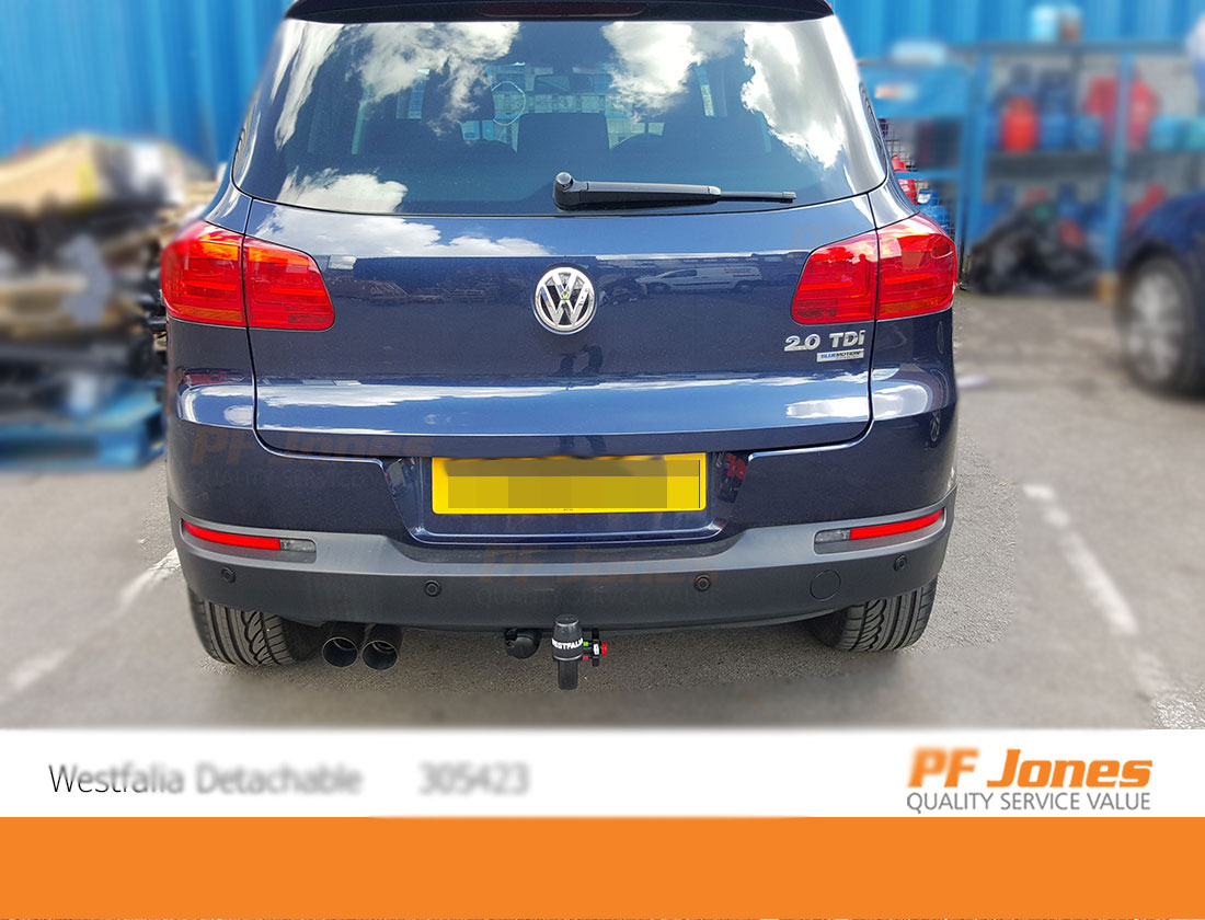 Volkswagen Tiguan 20082016 Westfalia Detachable Towbar