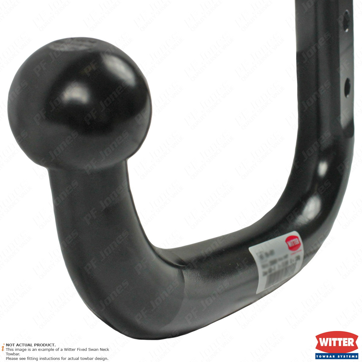 Renault Kadjar Hatchback 2019 2022 Witter Swan neck Tow bar
