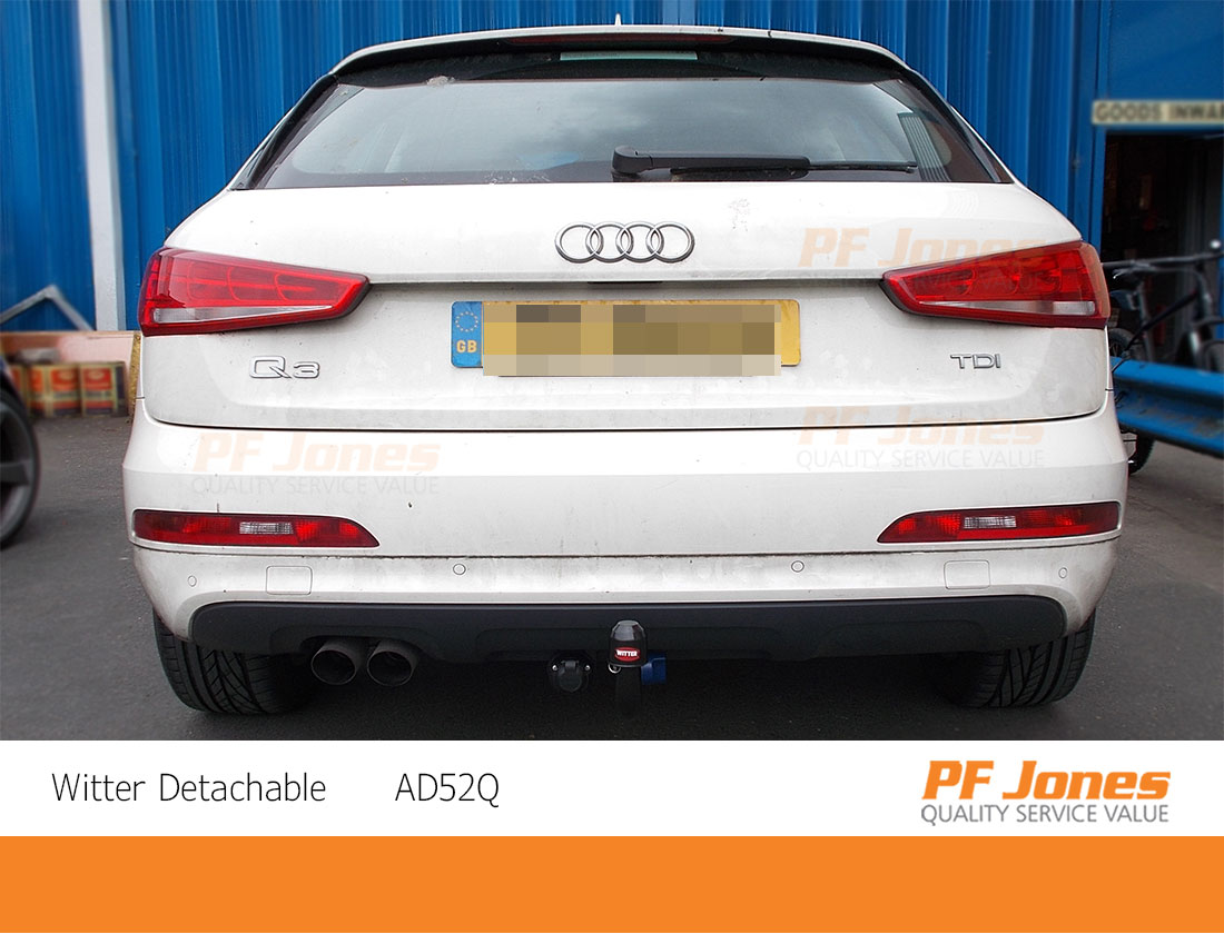 Audi Q3 2011 2018 Witter Detachable Towbar