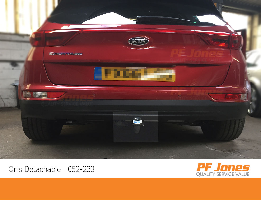 Kia Sportage SUV 2015 2018 Oris Detachable Towbar