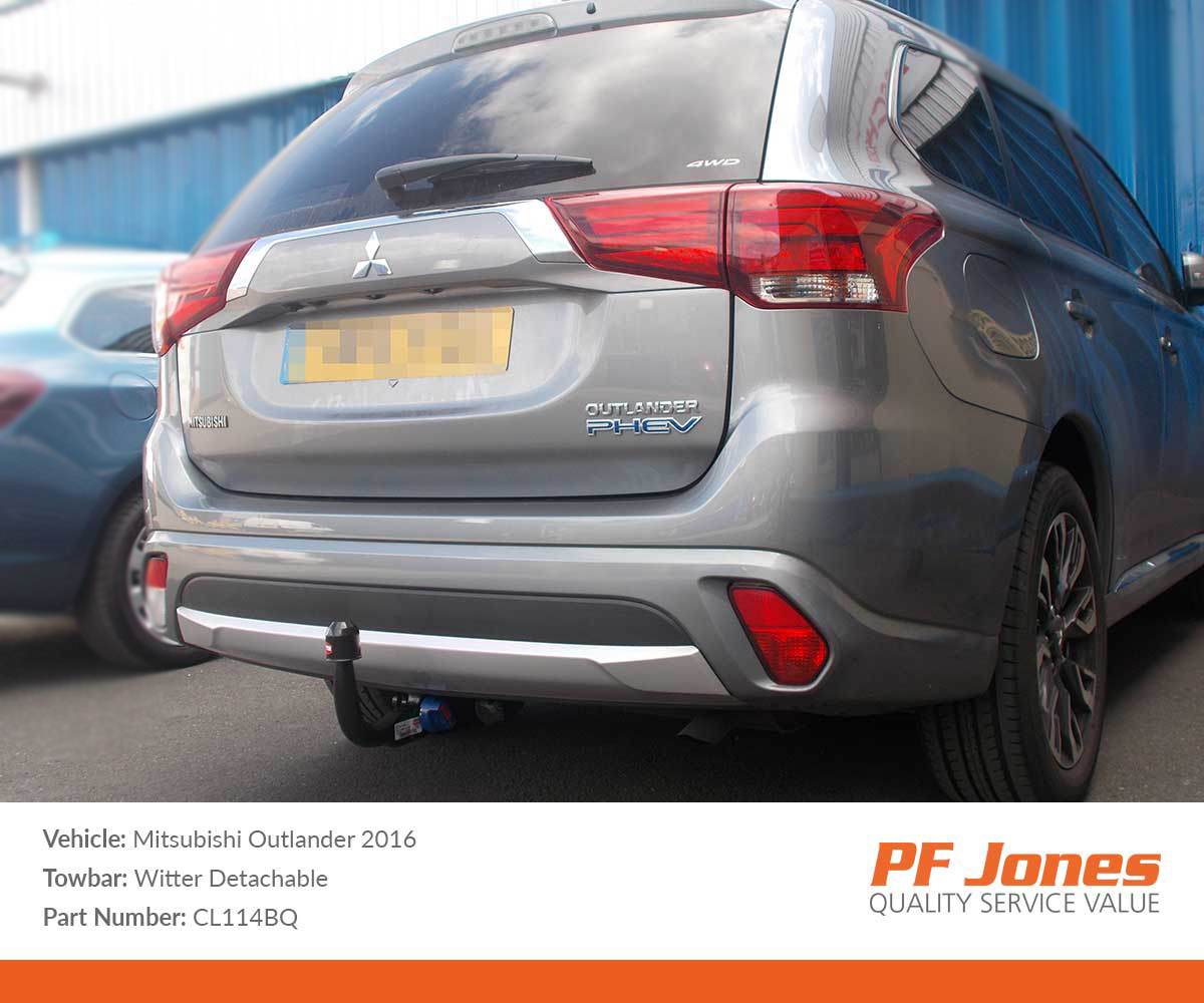 Mitsubishi outlander phev tow bar discount