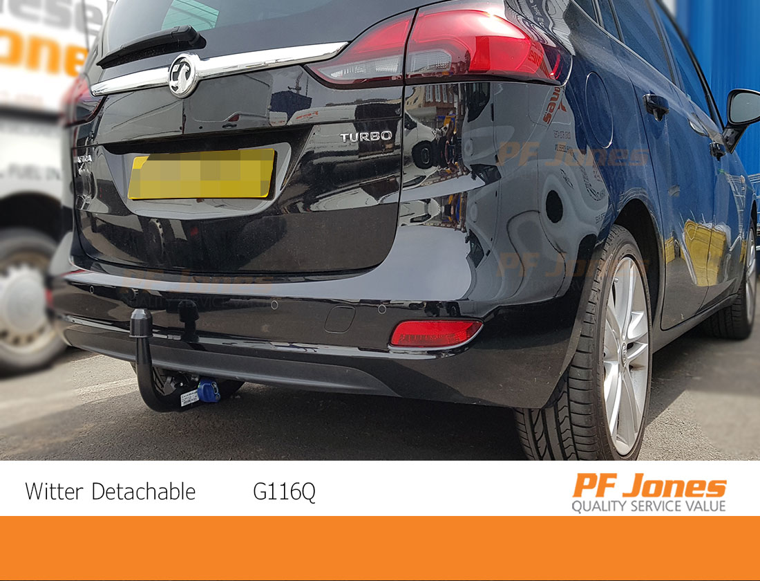 Vauxhall Zafira Tourer 20122018 Witter Detachable Towbar
