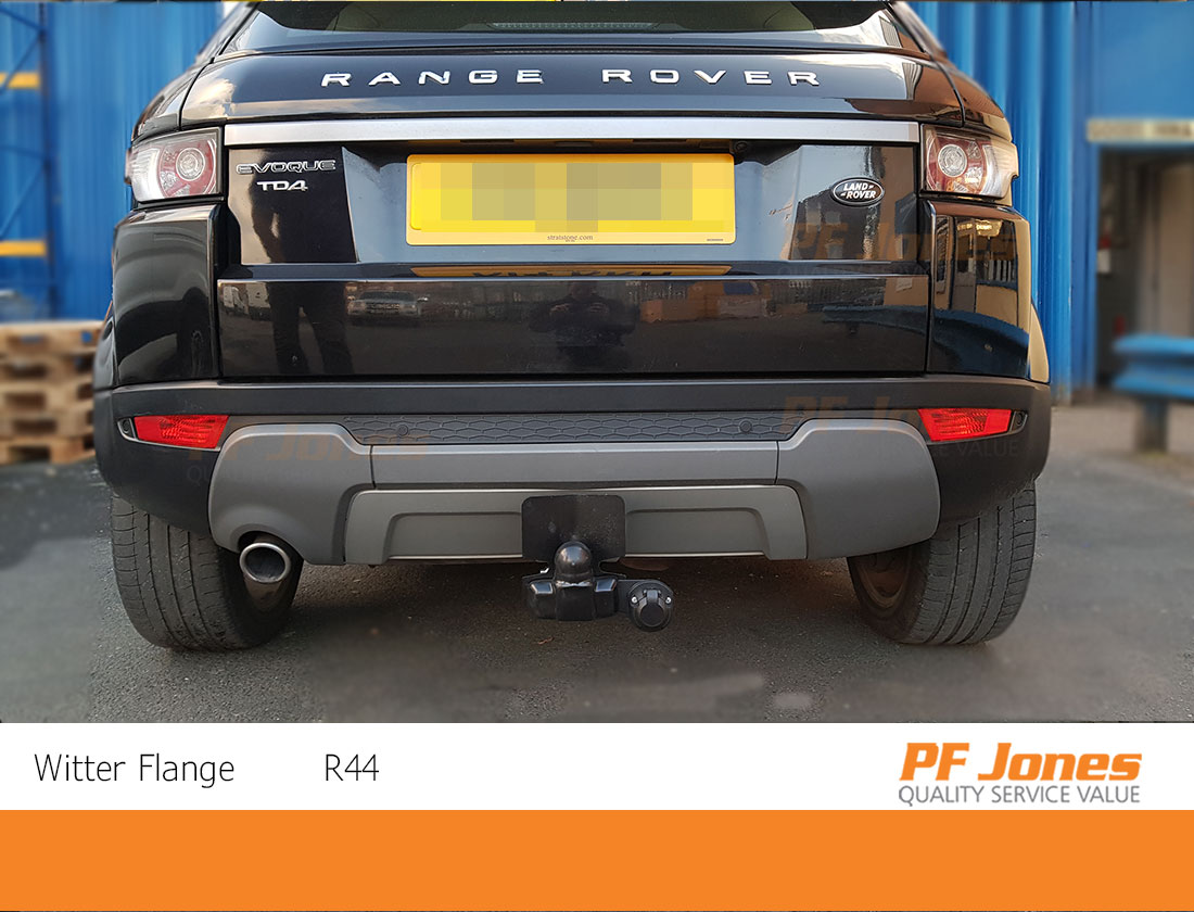Land Rover Evoque Towing Weight Landrover Evoque 2011 Onwards Witter Flange tow bar