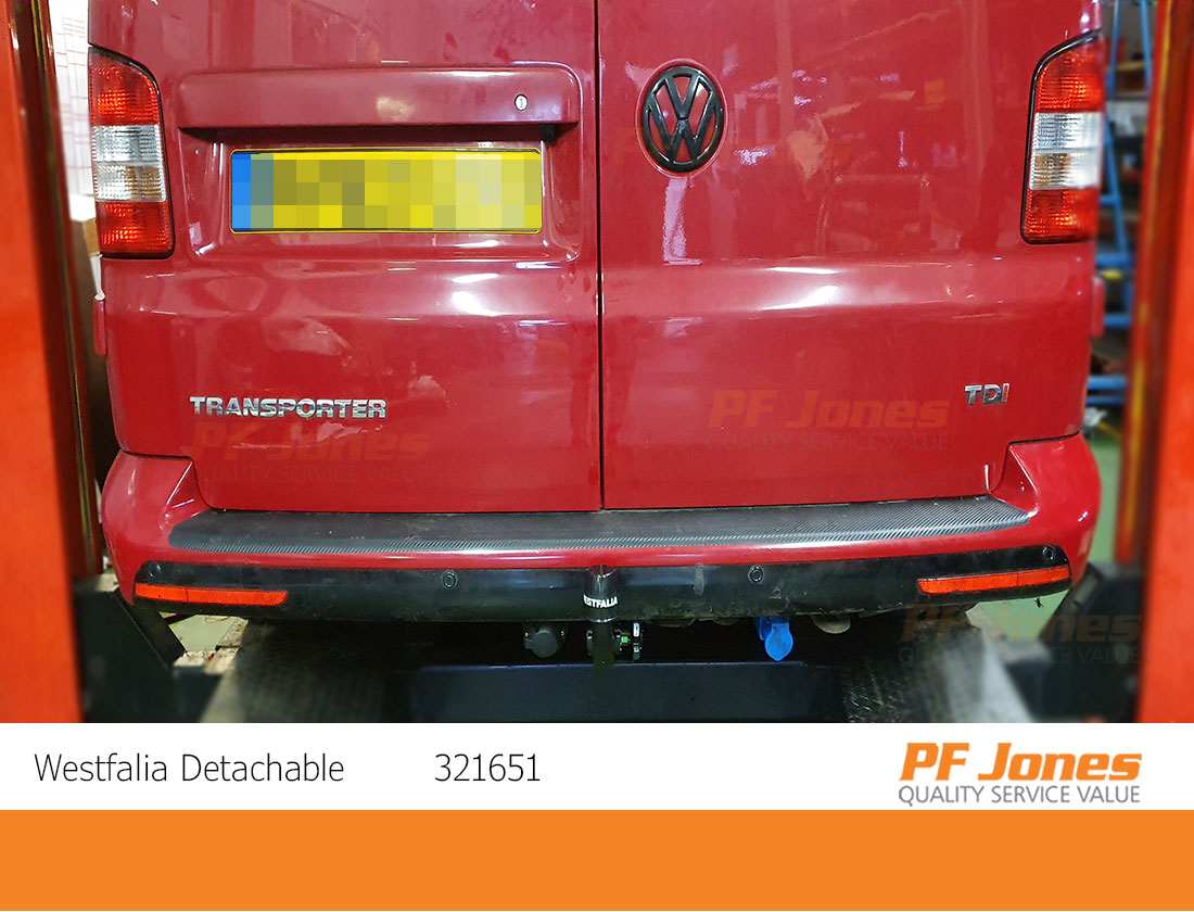 Volkswagen T5 Transporter 20092015 Westfalia Detachable Towbar