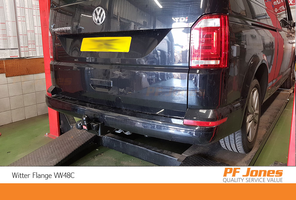 Volkswagen T6.1 Transporter Van/MPV 2019 Onwards Witter Flange tow bar