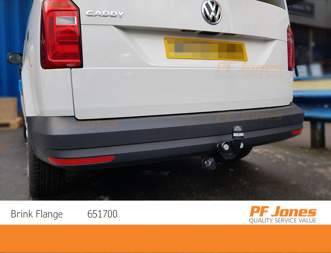 Volkswagen Caddy 05 2015 08 2020 Brink Swan Neck Towbar