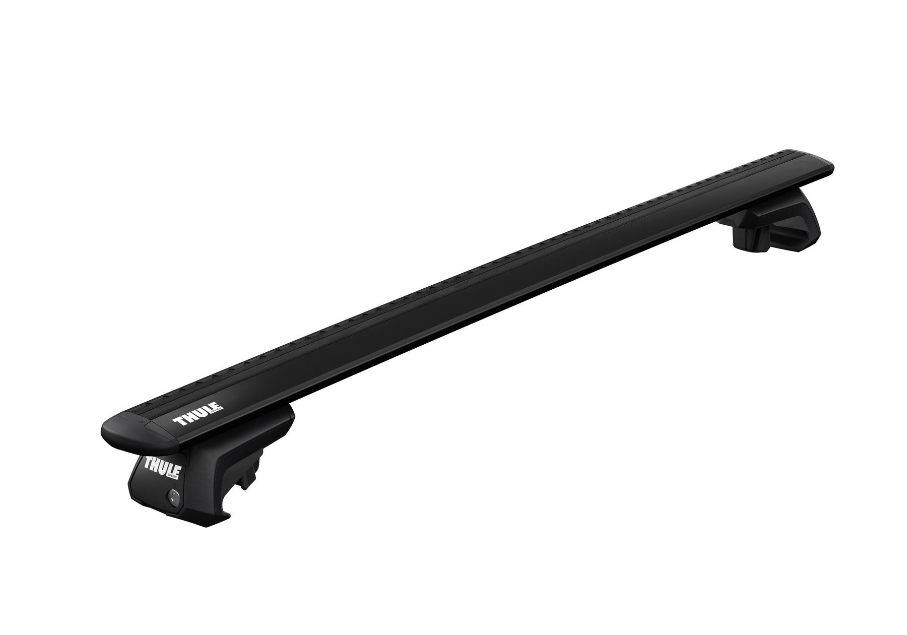 Chevrolet HHR 5 door MPV 2007 to 2011 Thule Evo WingBar Black Raised Rails 108cm pair