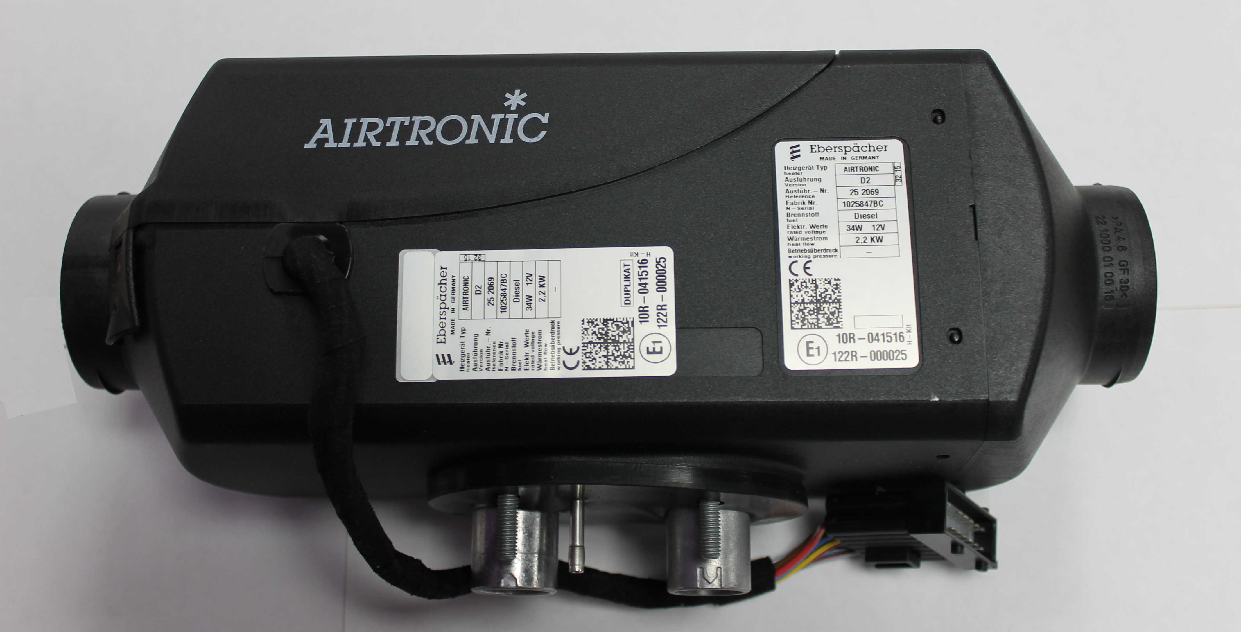 Eberspacher D2 Airtronic kit 24 Volt with 7 day timer