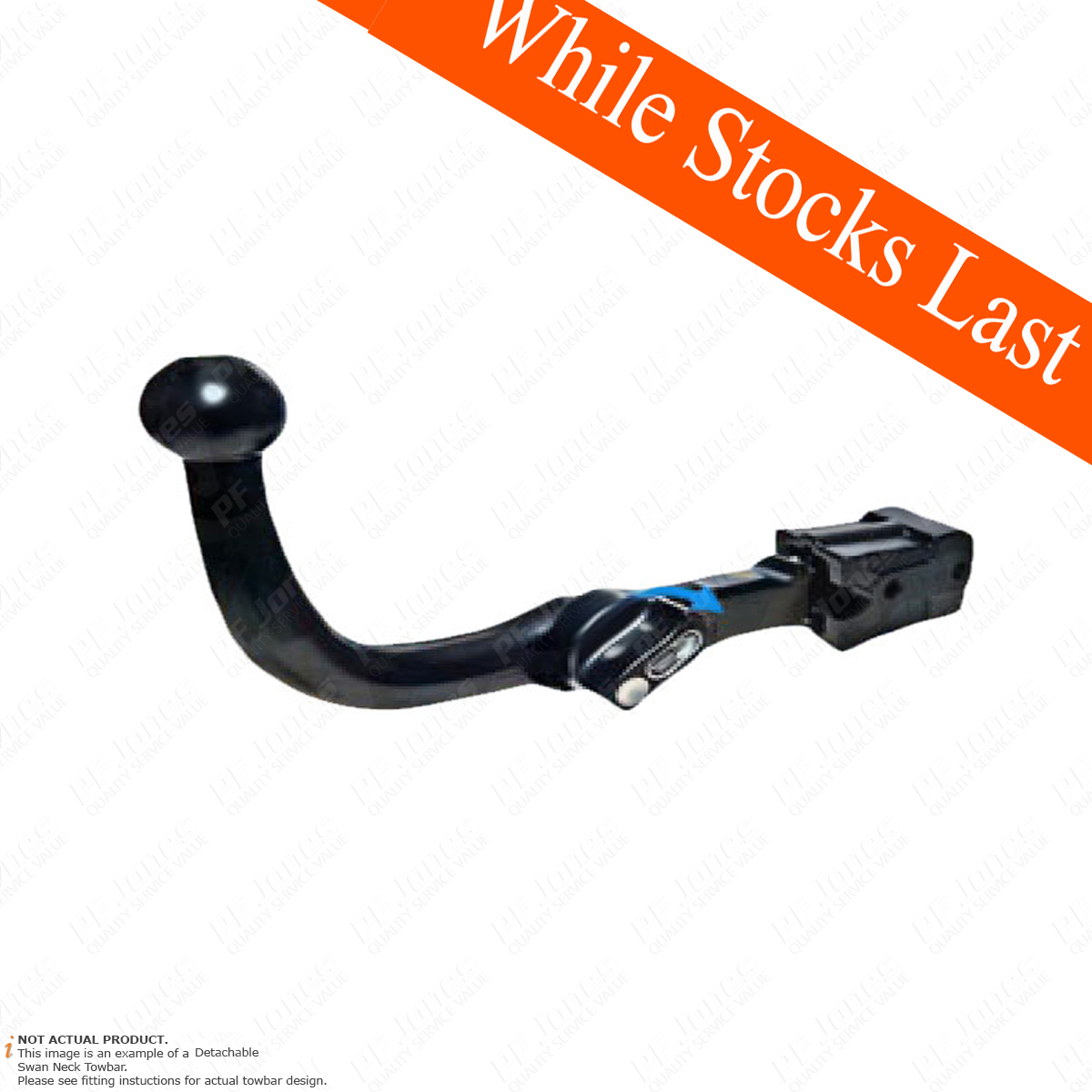 Toyota Verso MPV R2 2009 2018 PCT Detachable Towbar