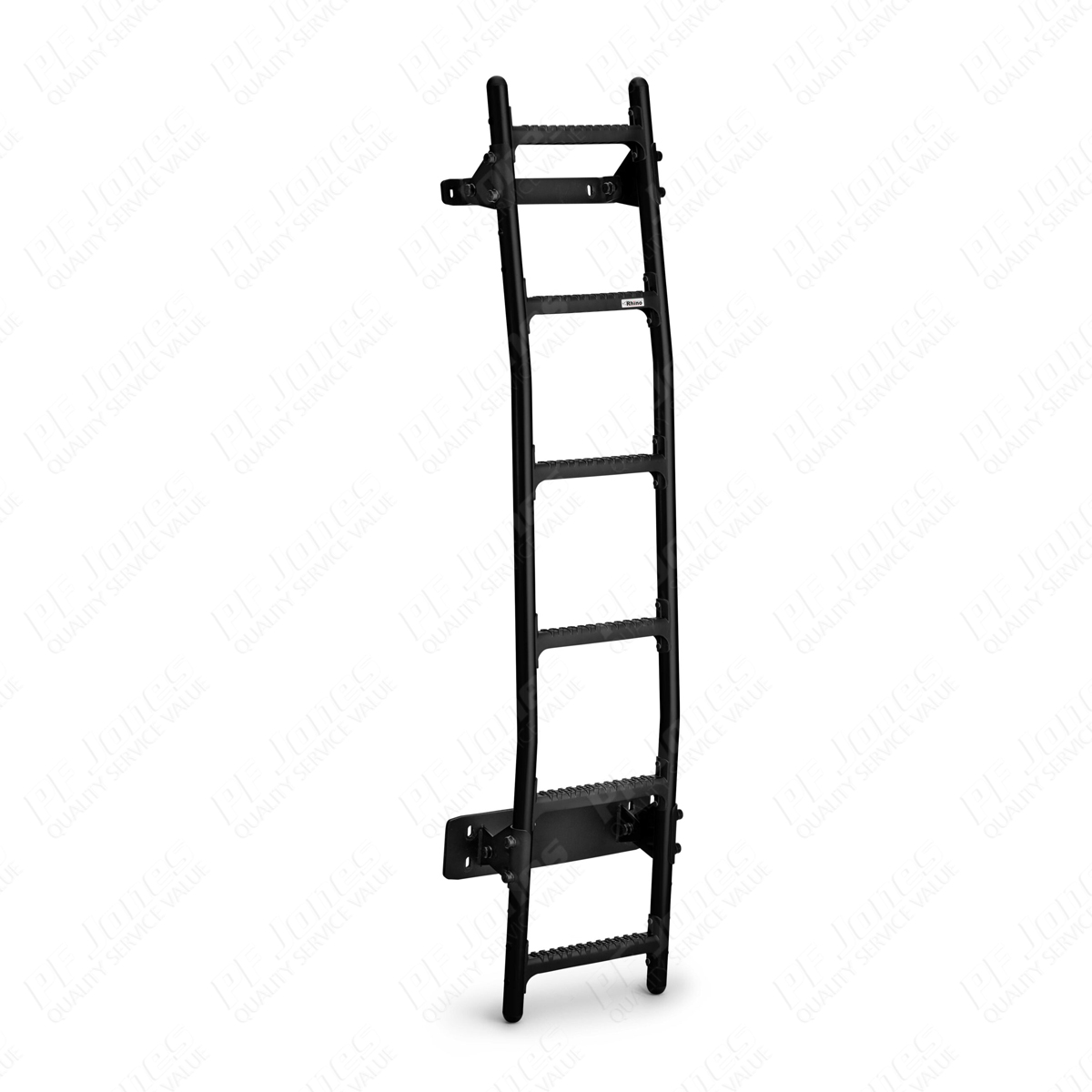 Ford Transit 2014 Onwards Rhino Black Aluminium Rear Door Ladder BL7-LK38