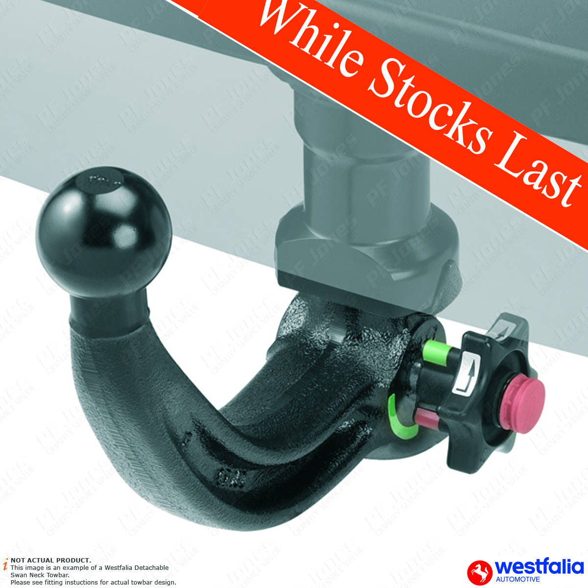 Trailer Hitch AHK Steinhof Removable Vertical For Skoda Roomster 5J Box/Bus 09.2006-05.2010 With 7-Pin Universal Wiring Kit - View #3