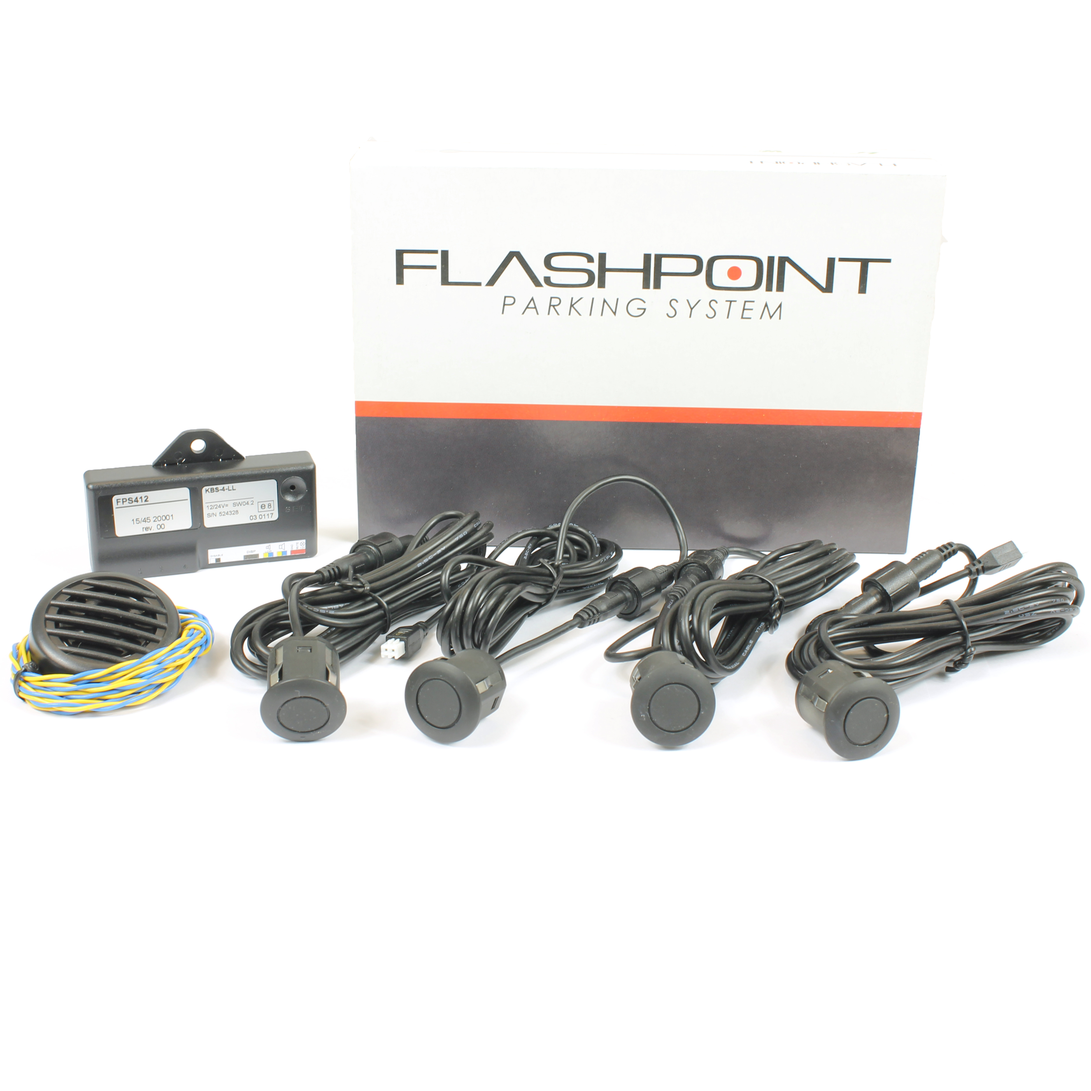 Laserline 4 Pot Rear Parking Sensors FPS412