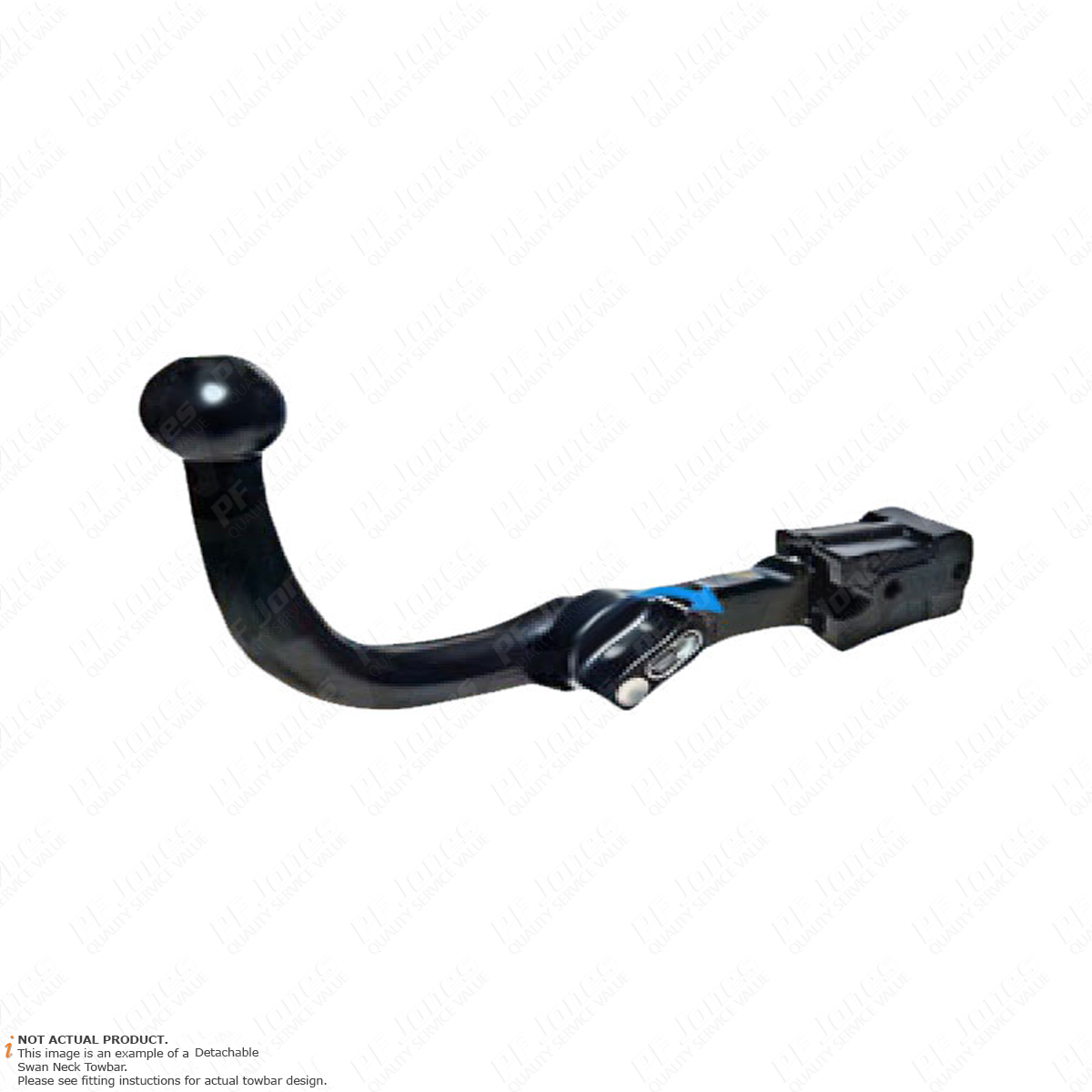 Mitsubishi ASX SUV 20102019 PCT Detachable Towbar