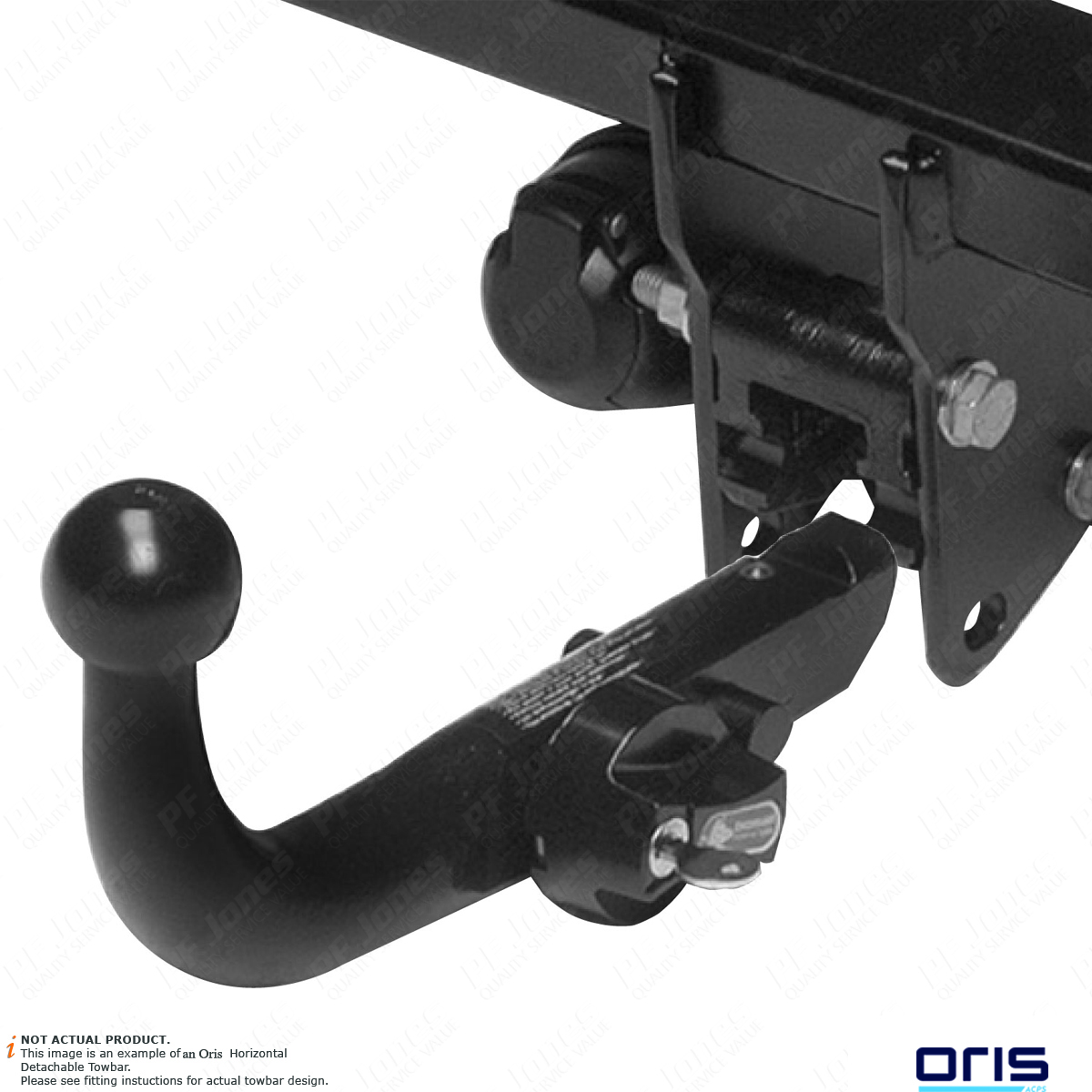 Suzuki Vitara 2018 Onwards Oris Detachable Towbar