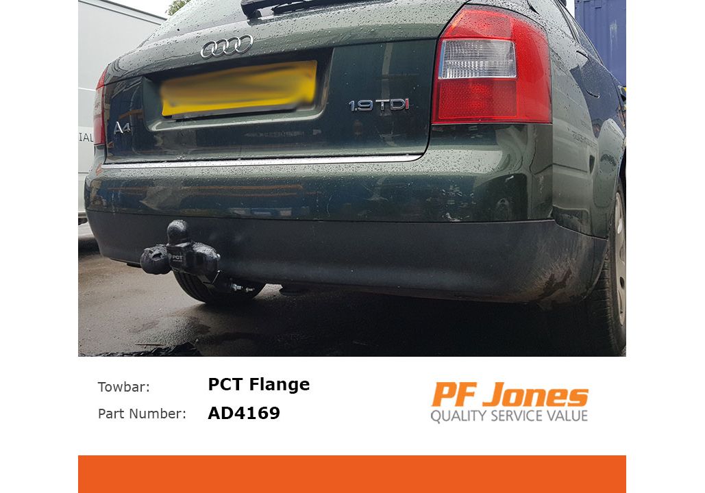 Audi A4 Estate B6 8E5 2001 2004 PCT Flange Towbar