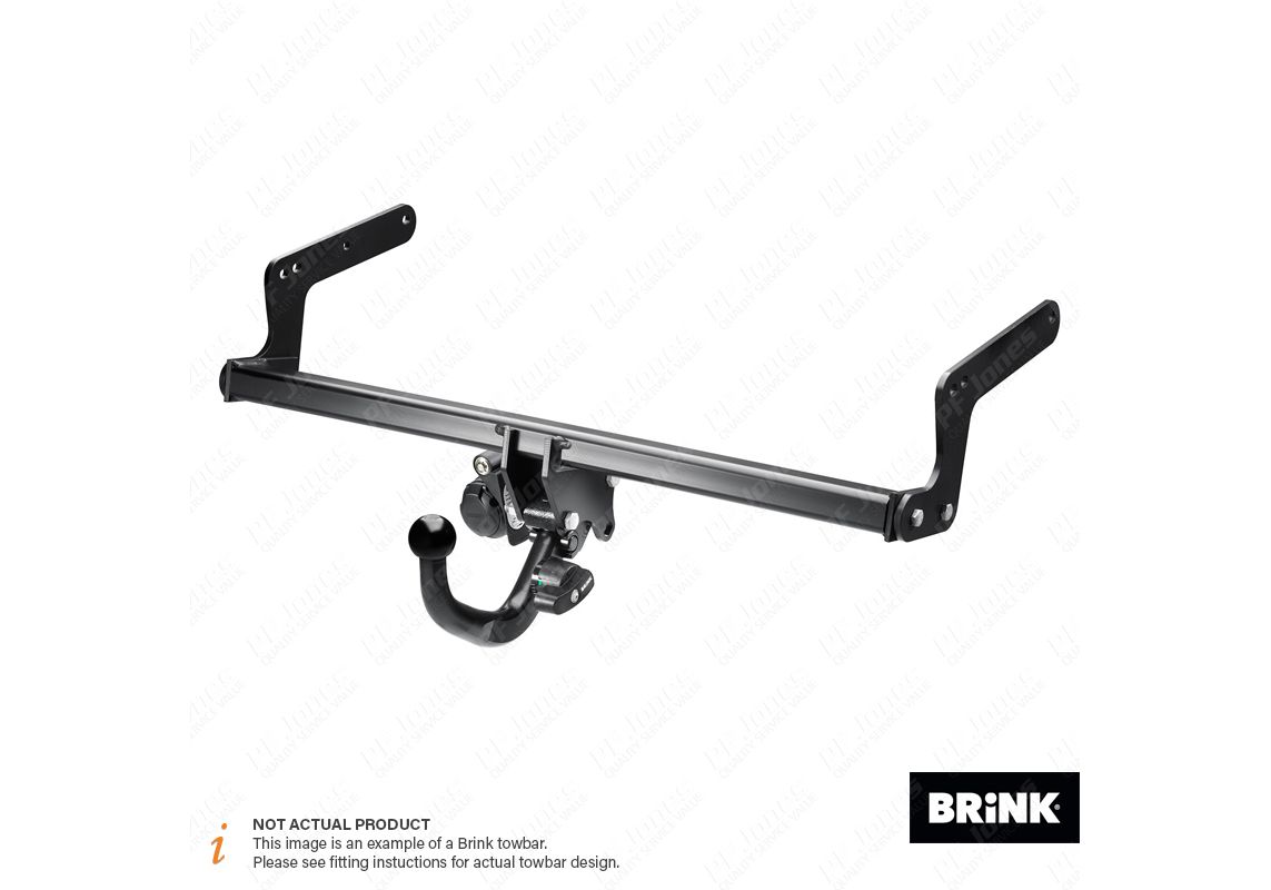Brink Towbar for Ford S-Max 2015 Onwards Swan Neck Tow Bar