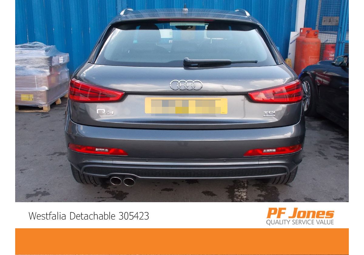 Audi Q3 2011 2018 Westfalia Detachable Towbar