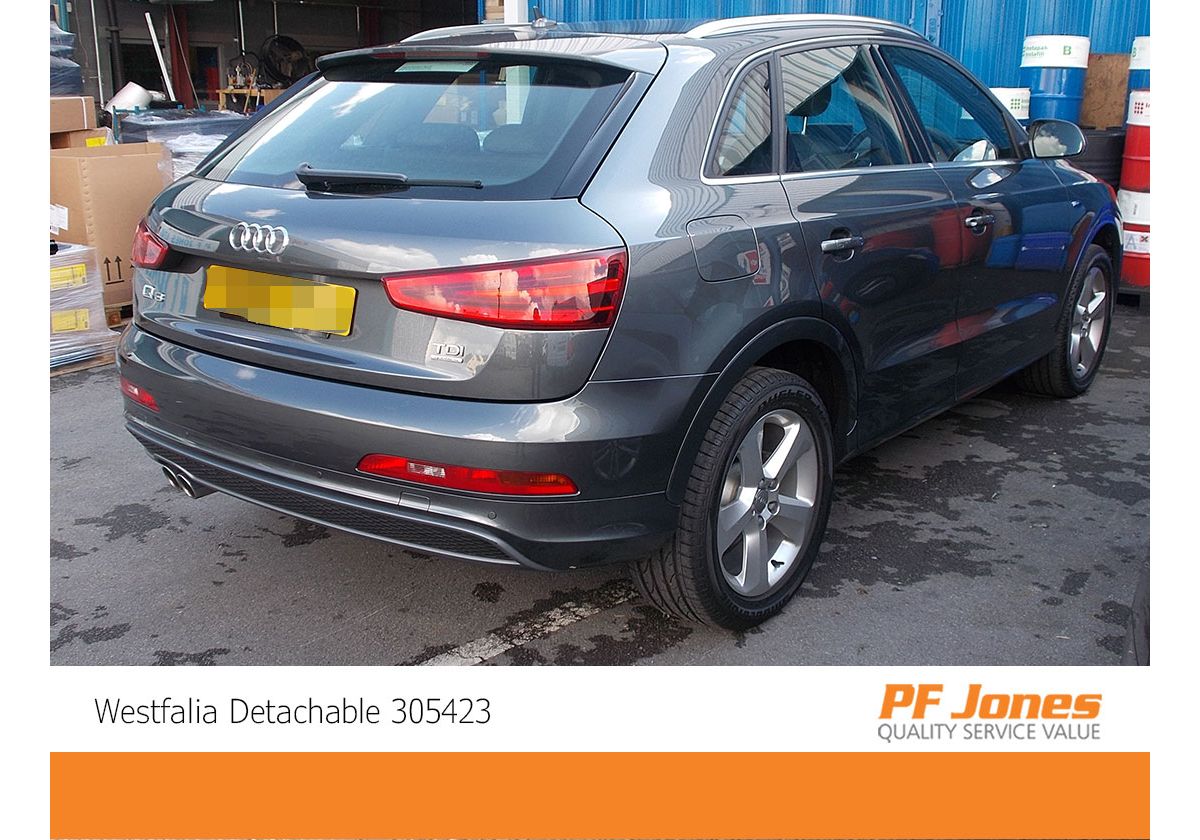 Audi q3 tow bar shop fitting
