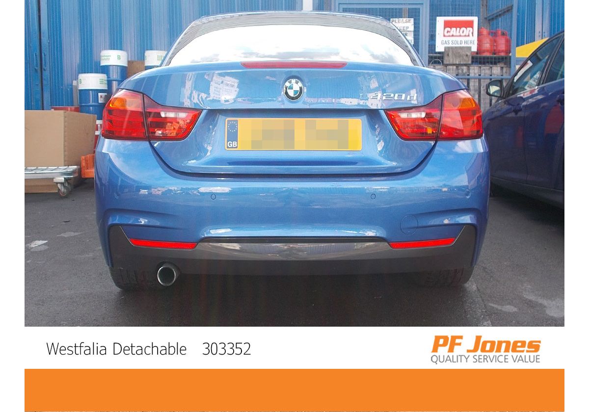 BMW 4 Series Coupe 2013 2019 Westfalia Detachable Towbar
