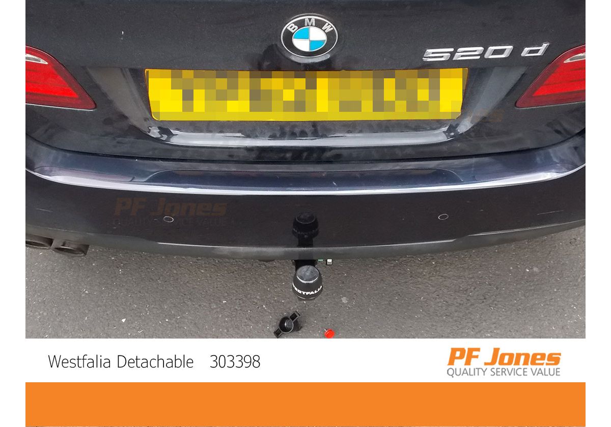 BMW 5 Series Saloon F10 20102017 Westfalia Detachable Towbar