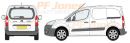 Citroen Berlingo 2008 - 2018 Tailgate Doors Rhino Roof Racks L1