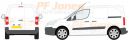 Citroen Berlingo 2008 On - Short Wheel Base (SWB/ L1) / Twin & Tailgate Door