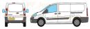 Citroen Dispatch 2016 Onwards Rhino Roof Racks L1 H1 Twin Doors