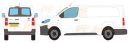Citroen Dispatch L3 H1 Twin Doors Rhino Roof Racks