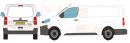 Citroen Dispatch H1 L3 Tailgate Door Rhino Roof Racks