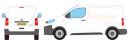 Citroen Dispatch 2016 Onwards Rhino Roof Racks L1 H1 Tailgate