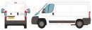 Fiat Ducato Medium Wheel Base L2 H1 2006 Onwards Roof Racks